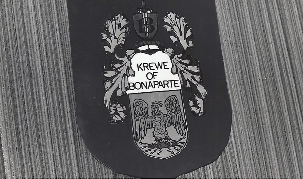 Bonaparte 1972 - It's official, Krewe of Bonaparte Incorporated.